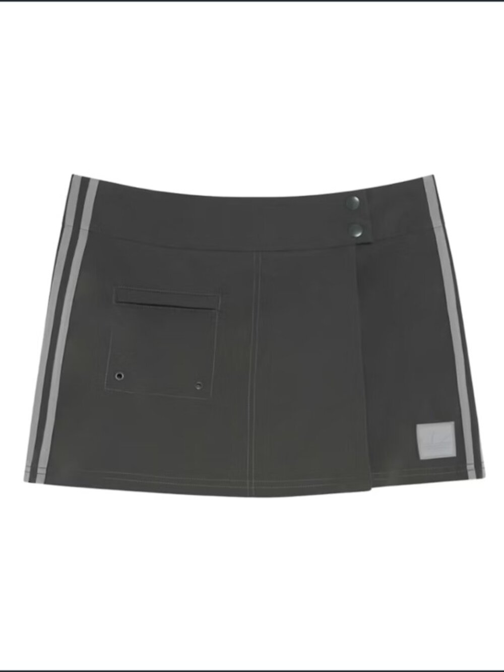 adidas Originals x ASOS mini skirt in gray - size medium